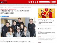 Bild zum Artikel: Bekannt aus ARD-'Großstadtrevier' - Schauspieler Jan Fedder im Alter von 64 Jahren gestorben