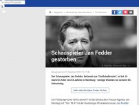 Bild zum Artikel: Schauspieler Jan Fedder gestorben