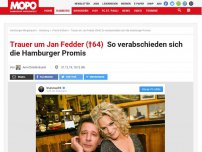 Bild zum Artikel: Trauer um Jan Fedder (†64): So verabschieden sich die Hamburger Promis
