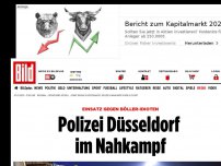 Bild zum Artikel: Einsatz gegen Böller-Idioten - Polizei Düsseldorf im Nahkampf
