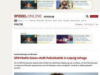 Bild zum Artikel: Ausschreitungen an Silvester: SPD-Chefin Esken stellt Polizeitaktik in Leipzig infrage