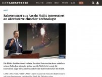 Bild zum Artikel: Raketenstart aus Arsch: NASA interessiert an oberösterreichischer Technologie