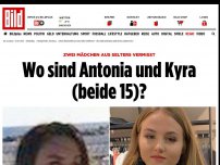 Bild zum Artikel: Zwei Mädchen aus Selters vermisst - Wo sind Antonia und Kyra (beide 15)?
