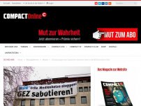 Bild zum Artikel: Aufstand gegen den Staatsfunk: Identitäre klettern auf WDR-Zentrale in Köln