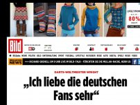 Bild zum Artikel: Darts-Weltmeister Wright - „Ich liebe die deutschen Fans sehr“