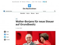 Bild zum Artikel: SPD - Walter-Borjans für neue Steuer auf Grundbesitz