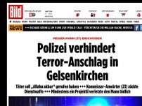 Bild zum Artikel: Er lief mit Messer auf Beamte zu - Polizei erschießt Mann (37) in Gelsenkirchen