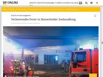 Bild zum Artikel: Brand am Samstagabend: Viele Tiere sterben bei Feuer in Remscheider Zoo-Markt