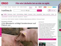 Bild zum Artikel: Tierhaltung: CDU-Ministerin schlägt Sondersteuer auf Fleisch vor