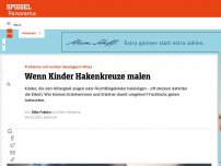 Bild zum Artikel: Probleme mit rechter Ideologie in Kitas: Wenn Kinder Hakenkreuze malen