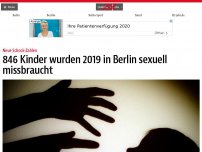 Bild zum Artikel: 846 Kinder wurden 2019 in Berlin sexuell missbraucht
