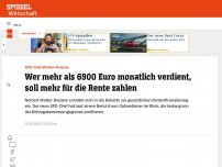 Bild zum Artikel: SPD-Chef Walter-Borjans: Reiche sollen mehr für die Rente zahlen