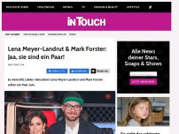 Bild zum Artikel: Lena Meyer-Landrut & Mark Forster: Jaa, sie sind ein Paar!