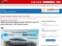 Bild zum Artikel: Elektromobilität mit Handbremse? - BMW-Entwicklungsvorstand: Werden noch 30 Jahre Benziner und Diesel bauen