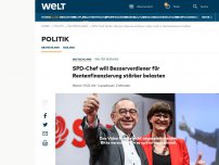Bild zum Artikel: SPD-Chef will Besserverdiener für Rentenfinanzierung stärker belasten