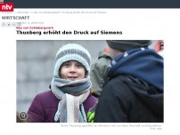 Bild zum Artikel: Bau von Kohlebergwerk: Thunberg erhöht den Druck auf Siemens