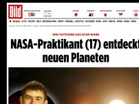 Bild zum Artikel: Wie Tatooine aus Star Wars - NASA-Praktikant (17) entdeckt neuen Planeten