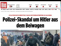 Bild zum Artikel: Staatsschutz ermittelt - Polizei-Skandal um Hitler aus dem Beiwagen