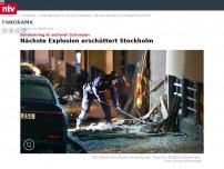 Bild zum Artikel: Bandenkrieg im sicheren Schweden: Nächste Explosion erschüttert Stockholm