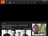 Bild zum Artikel: Depeche Mode werden in „Hall of Fame“ aufgenommen