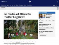 Bild zum Artikel: Jan Fedder auf Ohlsdorfer Friedhof beigesetzt