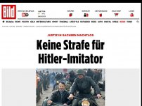 Bild zum Artikel: Justiz in Sachsen machtlos - Keine Strafe für Hitler-Imitator