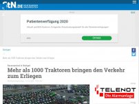 Bild zum Artikel: Bauernprotest in Stuttgart: Mehr als 1000 Traktoren bringen den Verkehr zum Erliegen