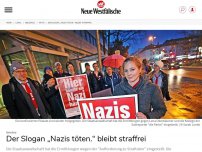 Bild zum Artikel: Bielefeld: Der Slogan „Nazis töten.“ bleibt straffrei