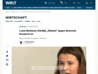 Bild zum Artikel: Luisa Neubauer kündigt „Rabatz“ gegen deutsche Konzerne an