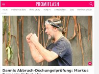 Bild zum Artikel: Dannis Abbruch-Dschungelprüfung: Markus Reinecke liefert ab!