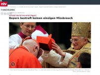 Bild zum Artikel: Schützt die Kirche einen Papst?: Bayern bestraft keinen einzigen Missbrauch