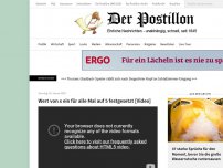 Bild zum Artikel: Wert von x ein für alle Mal auf 5 festgesetzt [Video]