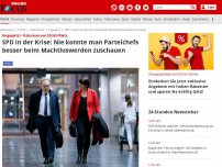 Bild zum Artikel: Angespitzt - Kolumne von Ulrich Reitz - SPD in der Krise: Nie konnte man Parteichefs besser beim Machtloswerden zuschauen