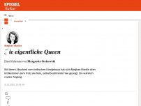 Bild zum Artikel: Meghan Markle: Die eigentliche Queen - Kolumne