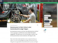 Bild zum Artikel: Kommunen in Not: Krise in der Autoindustrie zeigt Folgen