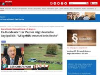 Bild zum Artikel: Deutschlands höchster Richter a.D. klagt an - Ex-Bundesrichter Papier rügt deutsche Asylpolitik: 'Mitgefühl ersetzt kein Recht'