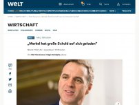 Bild zum Artikel: „Merkel hat große Schuld auf sich geladen“