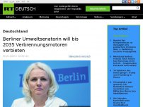 Bild zum Artikel: Berliner Umweltsenatorin will bis 2035 Verbrennungsmotoren verbieten