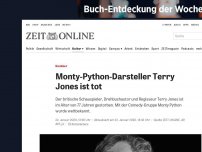 Bild zum Artikel: Komiker: Monty-Python-Darsteller Terry Jones ist tot