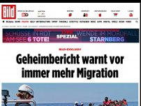 Bild zum Artikel: BILD-Exklusiv - Geheimbericht warnt vor immer mehr Migration