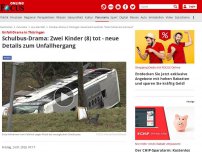 Bild zum Artikel: Unfall-Drama in Thüringen - Schulbus stürzt Hang hinab - mehrere Kinder schwer verletzt