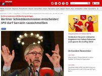 Bild zum Artikel: Früherer Finanzsenator - Bericht: SPD hat Thilo Sarrazin rausgeschmissen