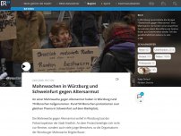Bild zum Artikel: Mahnwachen in Würzburg und Schweinfurt gegen Altersarmut