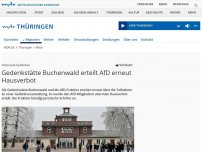 Bild zum Artikel: Gedenkstätte Buchenwald erteilt AfD erneut Hausverbot