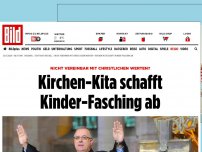 Bild zum Artikel: Knall in Baden-Württemberg - Kirchen-Kita schafft Kinder-Fasching ab