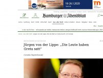 Bild zum Artikel: Entertainer im Interview: Jürgen von der Lippe: „Die Leute haben Greta satt“