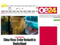 Bild zum Artikel: China-Virus: Erster Verdacht in Deutschland
