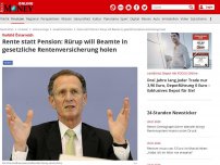 Bild zum Artikel: Vorbild Österreich - Rente statt Pension: Rürup will Beamte in gesetzliche Rentenversicherung holen