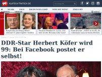 Bild zum Artikel: DDR-Star Herbert Köfer wird 99: Bei Facebook postet er selbst!