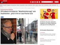 Bild zum Artikel: Essener Kommunalpolitik - SPD-Mann kritisierte 'Muslimisierung' von Stadtteilen - jetzt tritt er aus Partei aus
